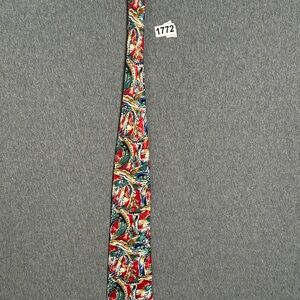 Christian Dior Men's Multicolor Abstract Pattern Tie